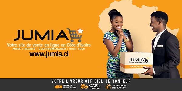 C&ocirc;te d&rsquo;Ivoire : le g&eacute;ant du e-commerce, Jumia, pr&eacute;sent dans 60 villes avec plus de 50 points relais et 10.000 jeunes entrepreneurs coach&eacute;s.