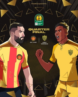L'Asec Mimosas d&eacute;fie l'Esp&eacute;rance de Tunis en 1/4 de finale de la Ligue des Champions Africaine
