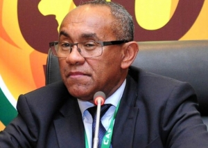 Le Pr&eacute;sident de la CAF, Ahmad Ahmad