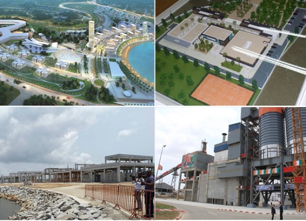 Quelques projets r&eacute;alis&eacute;s ou en cours de r&eacute;alisation par le Maroc en C&ocirc;te d'Ivoire