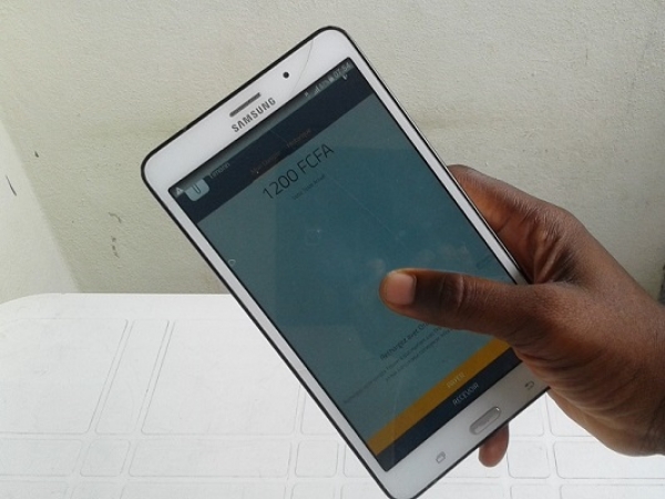 Un vue de la page de solde de l'application Timmon