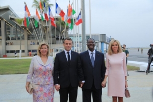Visite officielle : Le Chef de l&rsquo;Etat Ivoirien a accueilli son homologue fran&ccedil;ais, &agrave; Abidjan
