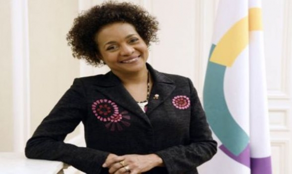 Francophonie : Micha&euml;lle Jean pr&ocirc;ne le strict respect de la presse, &laquo; ce pilier essentiel de la vie d&eacute;mocratique &raquo;