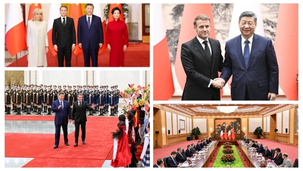Xi Jinping s'entretient avec Emmanuel Macron et appelle &agrave; une coop&eacute;ration &eacute;largie dans plusieurs domaines