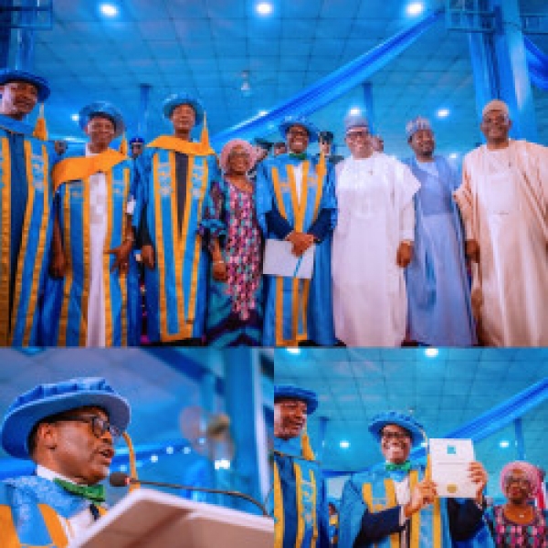 Une prestigieuse universit&eacute; nig&eacute;riane honore le pr&eacute;sident de la BAD, Akinwumi Adesina