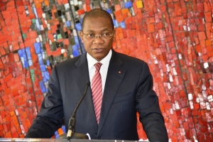 Bruno Kon&eacute;, le porte-parole du gouvernement, et ministre de la Communication, ministre de l&rsquo;Economie num&eacute;rique et de la Poste,