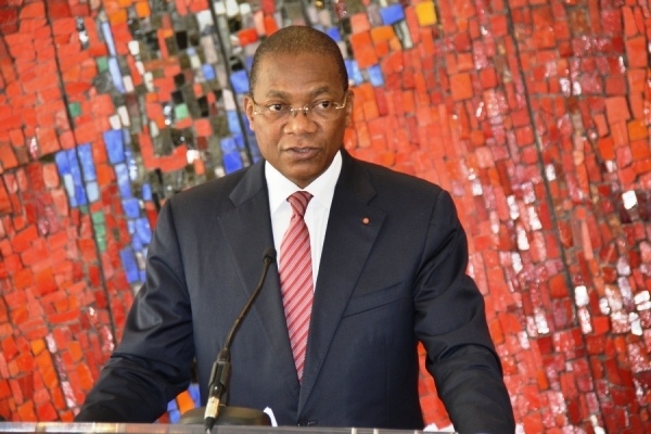 Bruno Kon&eacute;, le porte-parole du gouvernement, et ministre de la Communication, ministre de l&rsquo;Economie num&eacute;rique et de la Poste,