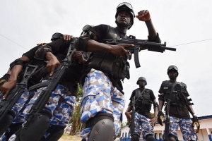Une man&oelig;uvre militaire en C&ocirc;te d'Ivoire