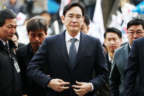 Jay Y. Lee, 48 ans, pr&eacute;sident de Samsung Electronics,