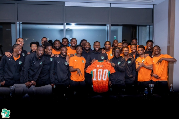 C&ocirc;te d&rsquo;Ivoire : Franck Kessi&eacute; c&eacute;l&eacute;bre sa 100e s&eacute;lection avec les El&eacute;phants