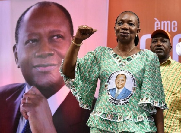 Henriette Dagri Diabat&eacute;, nouvelle pr&eacute;sidente du RDR (Image d'archives)