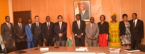 Des responsables du MINADER et de l'ICCO ont &eacute;chang&eacute; le 14/03/2017 &agrave; Abidjan