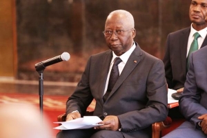 le Pr&eacute;sident de la Haute Autorit&eacute; pour la Bonne Gouvernance Seydou Elimane Diarra 