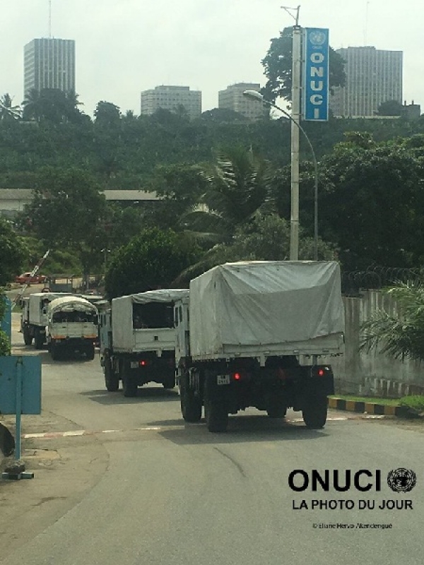 Le contingent togolais de l&rsquo;Onuci quitte l'h&ocirc;tel Sobreko