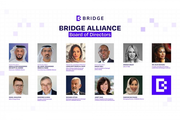 BRIDGE Alliance : des dirigeants mondiaux et personnalit&eacute;s phares de l'industrie s'allient pour fa&ccedil;onner et renforcer l'avenir des m&eacute;dias, du divertissement et du contenu