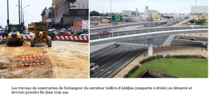 C&ocirc;te d&rsquo;Ivoire-Echangeur du &laquo; Carrefour Solibra &raquo; : Les travaux ont effectivement d&eacute;marr&eacute;, livraison dans trois ans