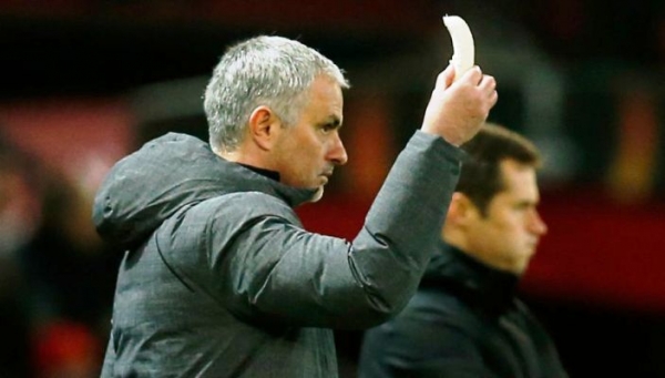 Jos&eacute; Mourinho a encore fait parler de lui avec la sc&egrave;ne de la banane douce