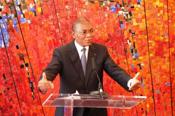 Le porte-parole du gouvernement ivoirien, Bruno Kon&eacute;,
