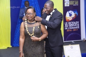 C&ocirc;te d&rsquo;Ivoire: Bernadette Amoa Koffi prend la t&ecirc;te du Rotary Club Abidjan-Bi&eacute;try