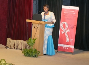 La coordinatrice du Programme national compendium des comp&eacute;tences f&eacute;minines de C&ocirc;te d&rsquo;Ivoire (COCOFCI), Euphrasie Kouassi Yao