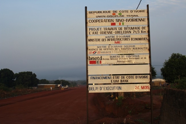 C&ocirc;te d&rsquo;Ivoire : Les travaux de bitumage de l&rsquo;axe Odienn&eacute;- Gb&eacute;l&eacute;ban &agrave; nouveau bloqu&eacute;s ce mardi
