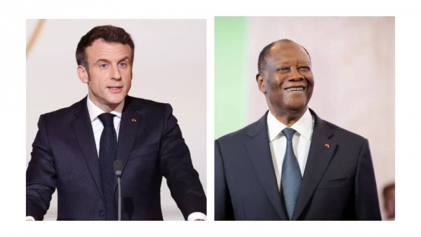 C&ocirc;te d'Ivoire : Macron f&eacute;licite Alassane Ouattara pour sa r&eacute;&eacute;lection