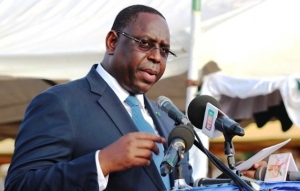 Le pr&eacute;sident s&eacute;n&eacute;galais, Macky Sall