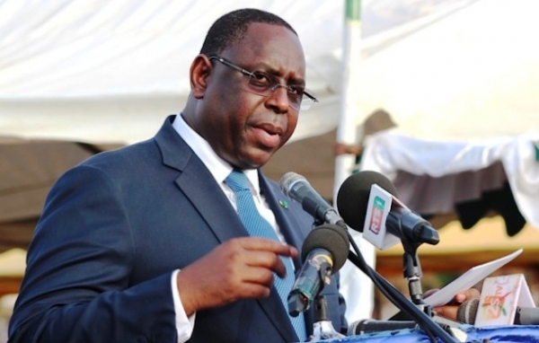Le pr&eacute;sident s&eacute;n&eacute;galais, Macky Sall