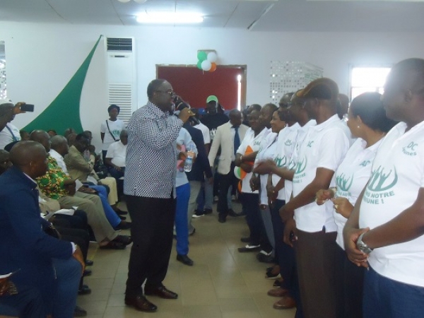 C&ocirc;te d&rsquo;Ivoire : Kon&eacute; Mahamadou investit son &eacute;quipe de campagne pour l&rsquo;&eacute;lection municipale &agrave; Adjam&eacute;