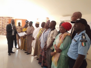 La commission r&eacute;gionale de l&rsquo;OSCS du Tchologo officiellement install&eacute;e